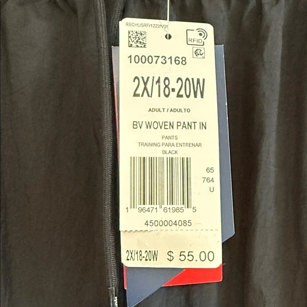 Reebok Men's Black and White Joggers - Picture 2 of 2